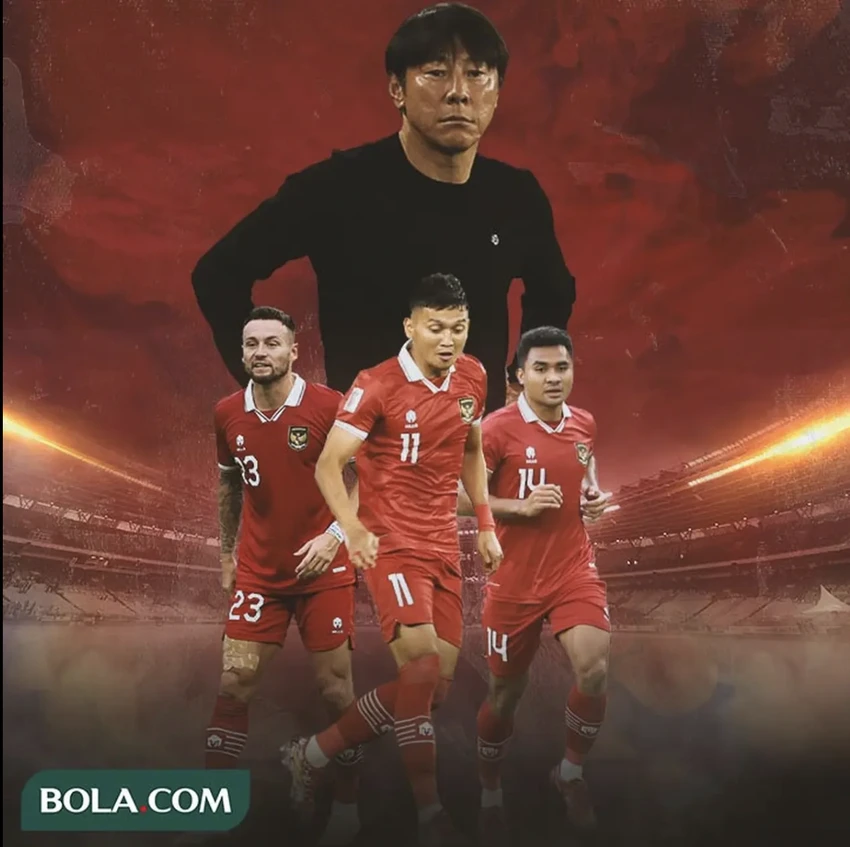 HLV Shin Tae-yong chọn 1 nhóm 5 cầu thủ làm trụ cột ở tuyển Indonesia. ẢNH: BOLA HLV Shin Tae-yong chọn 1 nhóm 5 cầu thủ làm trụ cột ở tuyển Indonesia. ẢNH: BOLA