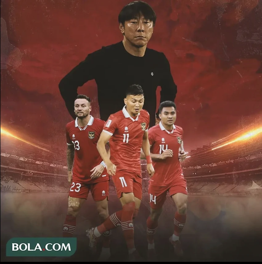 Indonesia dưới thời Shin Tae-yong chưa bao giờ thắng Việt Nam của HLV Park Hang-seo. ẢNH: BOLA