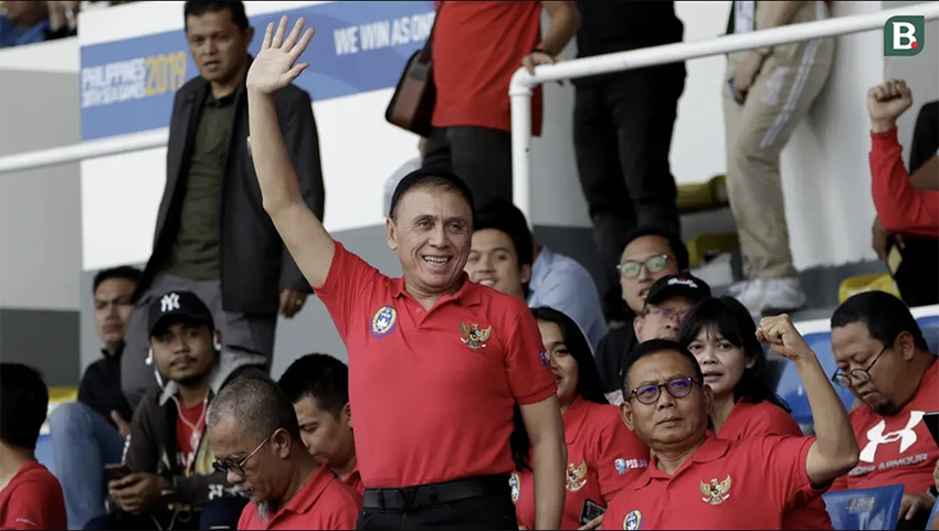 Chủ tịch PSSI Mochamad Iriawan. ẢNH: BOLA Chủ tịch PSSI Mochamad Iriawan. ẢNH: BOLA
