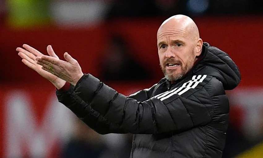 Ten Hag là HLV giành 20 trận đấu nhanh nhất lịch sử MU. ẢNH: GETTY Ten Hag là HLV giành 20 trận đấu nhanh nhất lịch sử MU. ẢNH: GETTY