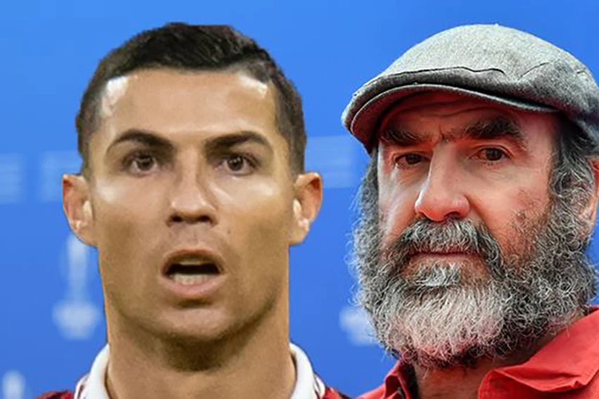 Cantona đã thẳng thừng chỉ trích Ronaldo không biết chấp nhận thực tế. ẢNH: MIRROR