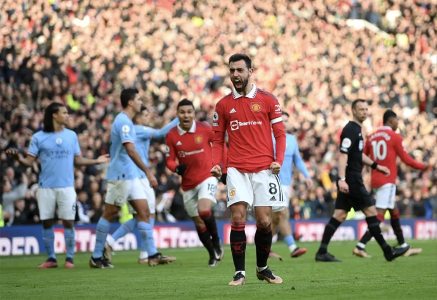 Arsenal, Man City và MU đang tạo nên cuộc chiến tam mã cho chức vô địch Premier League. ẢNH: GETTY