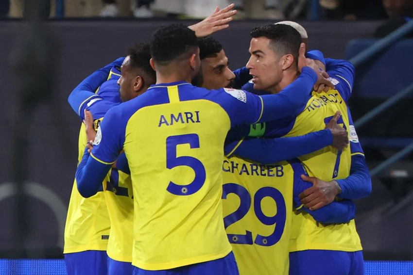 Lần đầu tiên đá cho Al Nassr, Ronaldo đã có chiến thắng. ẢNH: GETTY