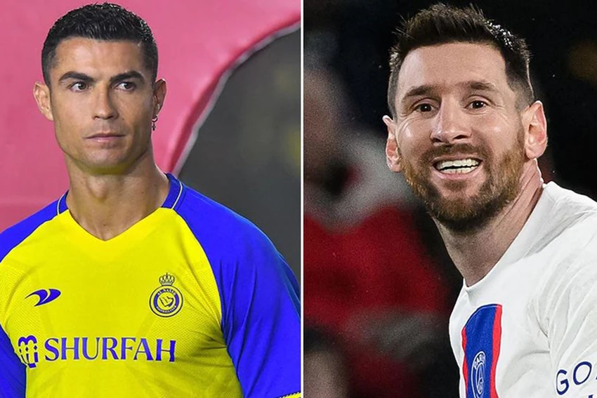 Liệu Ronaldo và Messi có cùng chơi bóng ở Saudi Arabia? ẢNH: MIRROR Liệu Ronaldo và Messi có cùng chơi bóng ở Saudi Arabia? ẢNH: MIRROR