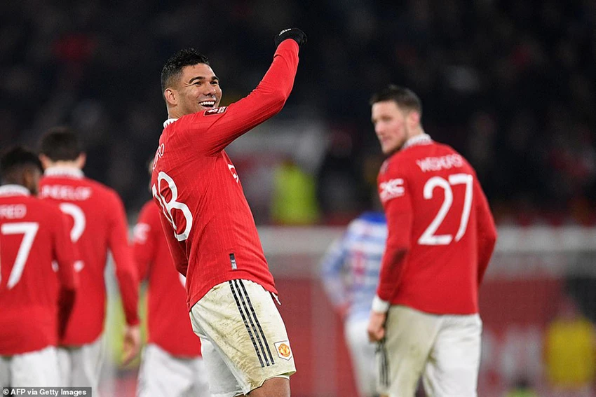 Casemiro là ngôi sao sáng nhất trận đấu. ẢNH: GETTY