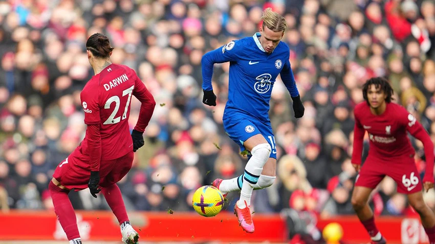 Mykaylo Mudryk có màn ra mắt suôn sẻ trong màu áo Chelsea. ẢNH: GETTY Mykaylo Mudryk có màn ra mắt suôn sẻ trong màu áo Chelsea. ẢNH: GETTY