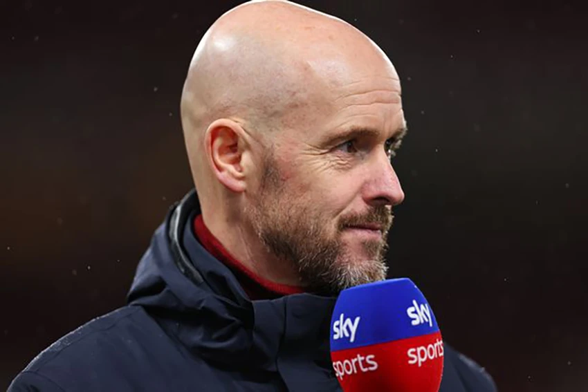 Ten Hag muốn mang cúp về "nhà hát của những giấc mơ". ẢNH: GETTY Ten Hag muốn mang cúp về "nhà hát của những giấc mơ". ẢNH: GETTY