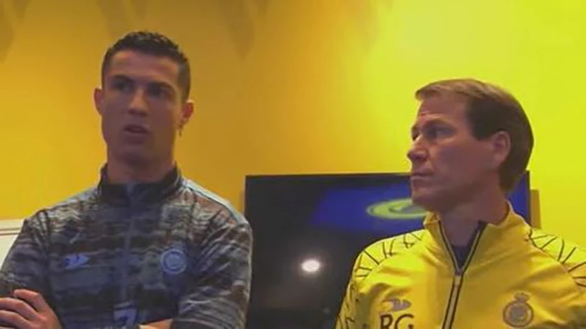 HLV Rudi Garcia không ngại đổ lỗi cho Ronaldo. ẢNH: MIRROR HLV Rudi Garcia không ngại đổ lỗi cho Ronaldo. ẢNH: MIRROR
