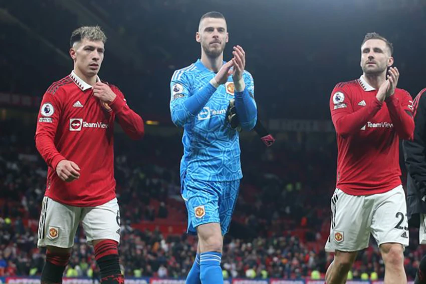 De Gea tin rằng MU đang đi đúng hướng dưới thời Erik Ten Hag. ẢNH: GETTY De Gea tin rằng MU đang đi đúng hướng dưới thời Erik Ten Hag. ẢNH: GETTY