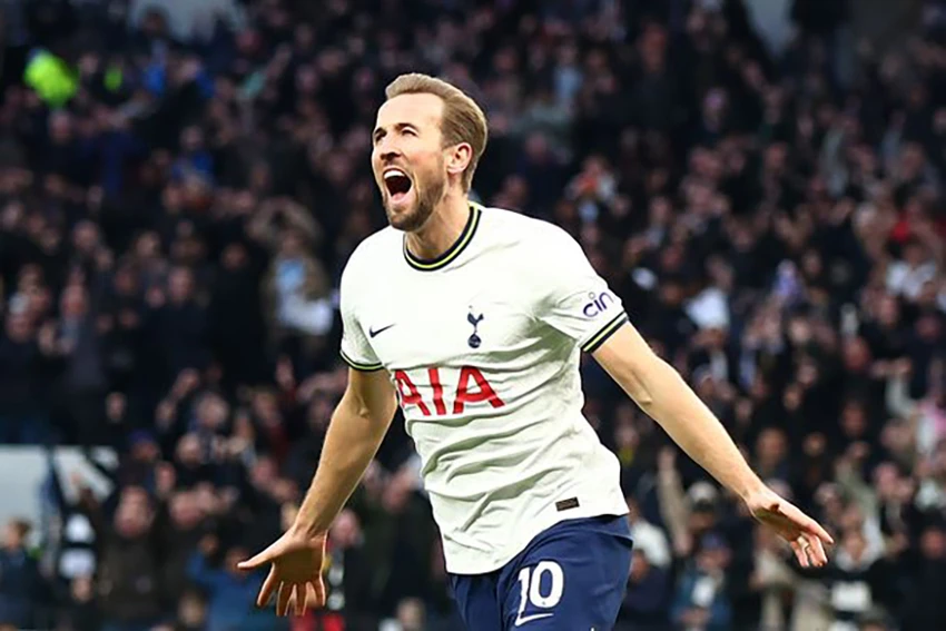 Harry Kane ghi bàn duy nhất trận đấu giúp Tottenham đánh bại Man City 1-0. ẢNH: GETTY Harry Kane ghi bàn duy nhất trận đấu giúp Tottenham đánh bại Man City 1-0. ẢNH: GETTY