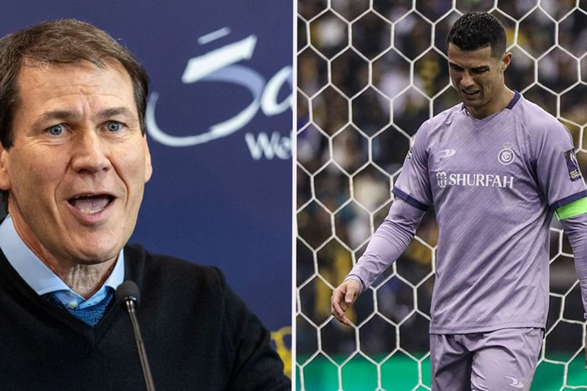 Rudi Garcia từng bày tỏ sự lo ngại về Ronaldo. ẢNH: MIRROR