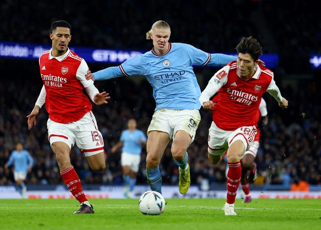 Sự trở lại của Erling Haaland sẽ là thử thách rất lớn tới hàng thủ Arsenal. Ảnh: Getty Sự trở lại của Erling Haaland sẽ là thử thách rất lớn tới hàng thủ Arsenal. Ảnh: Getty