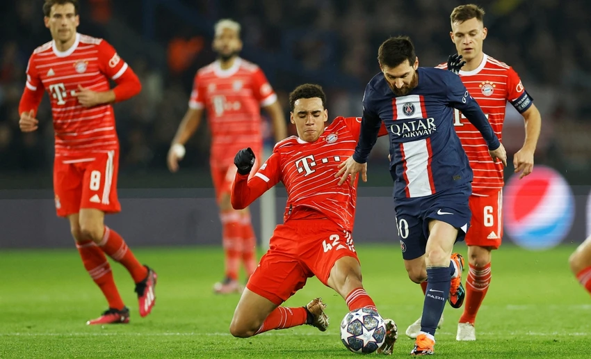 Messi chưa thể hiện được nhiều trong ngày thiếu vắng Mbappe trên hàng công. Ảnh: Getty