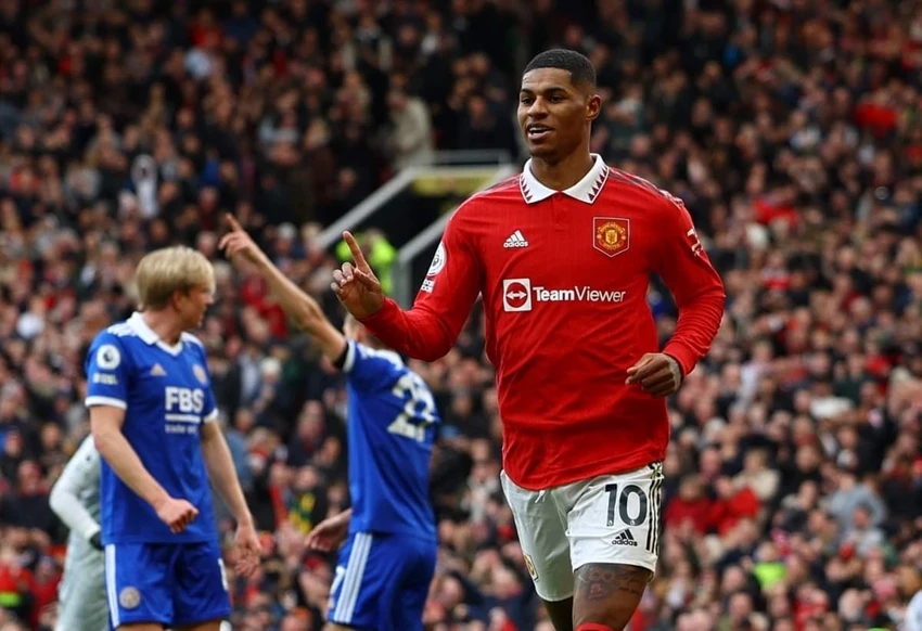 Rashford tiếp tục nâng cao thành tích ghi bàn của mình lên con số 14 bàn ở Premier League. Ảnh: Getty Rashford tiếp tục nâng cao thành tích ghi bàn của mình lên con số 14 bàn ở Premier League. Ảnh: Getty