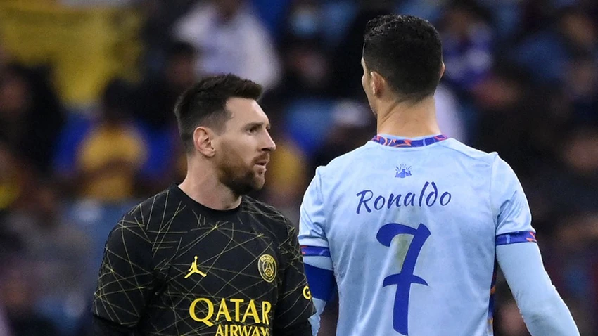 Messi muốn thi đấu cùng đội với Ronaldo. ẢNH: GETTY Messi muốn thi đấu cùng đội với Ronaldo. ẢNH: GETTY