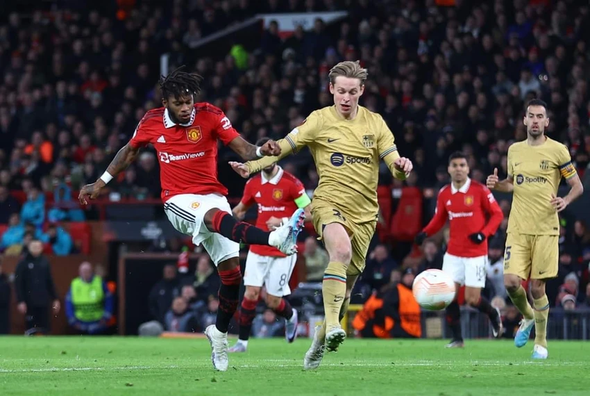 Fred tiếp tục tỏa sáng khi giúp MU có bàn thắng gỡ hòa 1-1 ở đầu hiệp 2. Ảnh: Getty Fred tiếp tục tỏa sáng khi giúp MU có bàn thắng gỡ hòa 1-1 ở đầu hiệp 2. Ảnh: Getty