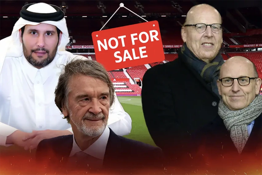 Nhà Glazer đang cân nhắc từ bỏ bán toàn bộ CLB Manchester United. ẢNH: SUN SPORTS Nhà Glazer đang cân nhắc từ bỏ bán toàn bộ CLB Manchester United. ẢNH: SUN SPORTS