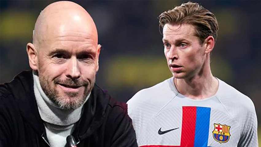 Ten Hag vẫn rất muốn sở hữu De Jong. ẢNH: MIRROR Ten Hag vẫn rất muốn sở hữu De Jong. ẢNH: MIRROR