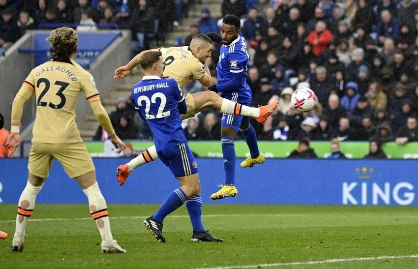 Bàn thắng nâng tỷ số lên 3-1 của Kovacic kết liễu những cố gắng của Leicester. Ảnh: Getty Bàn thắng nâng tỷ số lên 3-1 của Kovacic kết liễu những cố gắng của Leicester. Ảnh: Getty