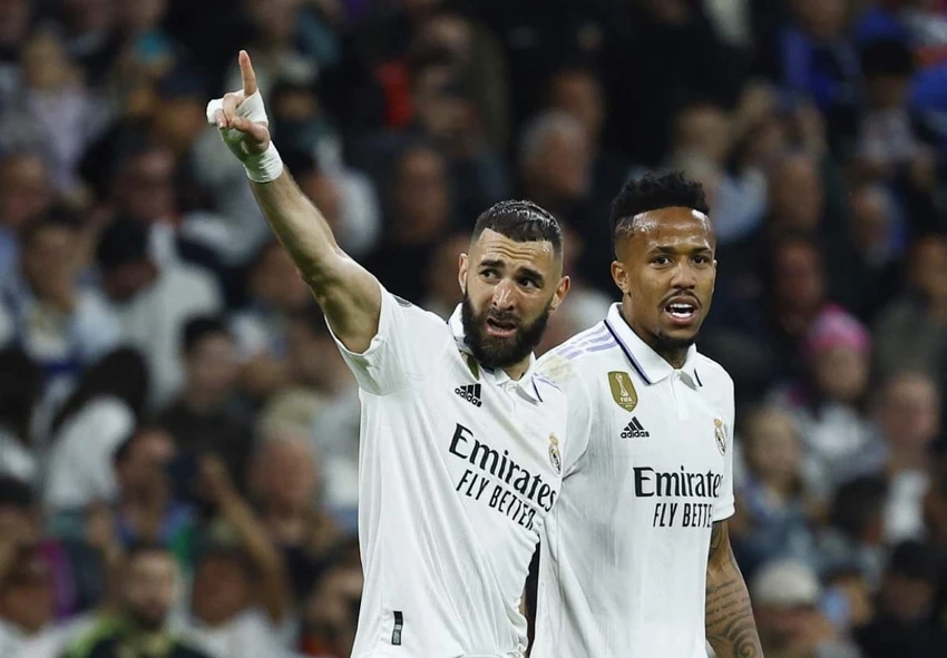 Benzema tiếp tục ghi bàn giúp Real tiến vào tứ kết. Ảnh: Getty Benzema tiếp tục ghi bàn giúp Real tiến vào tứ kết. Ảnh: Getty