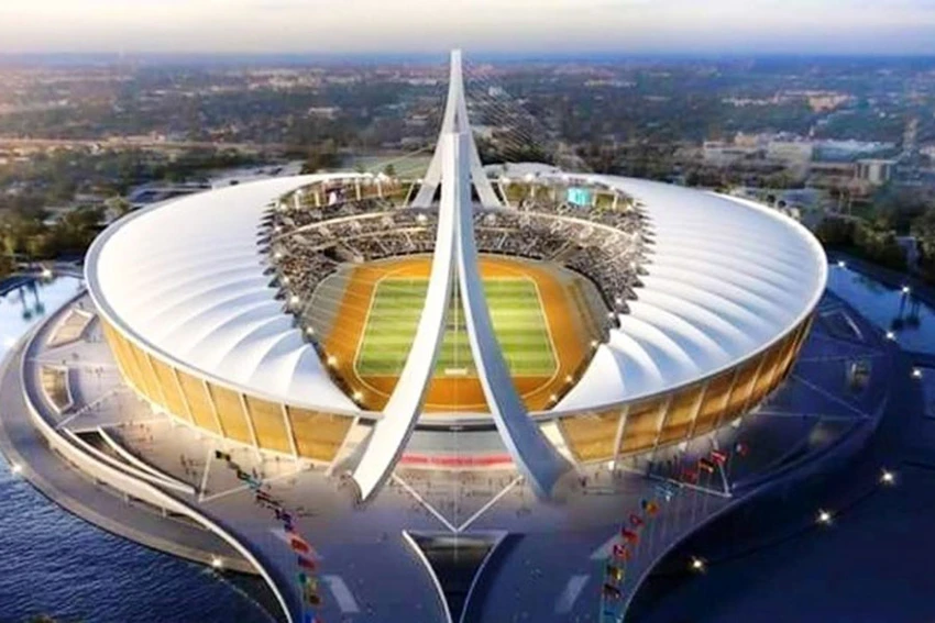 Ngọn lửa thiêng đêm 5-5 sẽ về đến khu liên hợp Morodok thắp sáng đài lửa SEA Games 32.