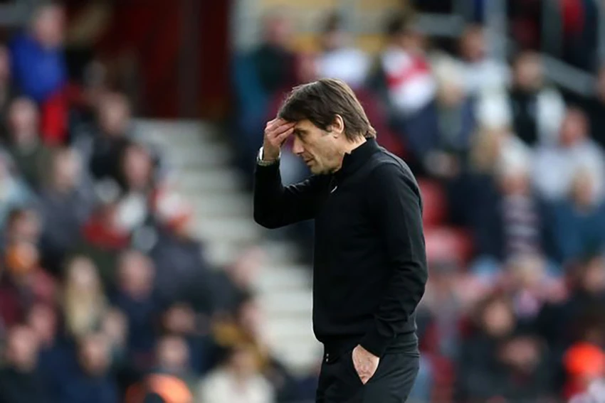 Conte đã bất lực tại Tottenham. ẢNH: GETTY Conte đã bất lực tại Tottenham. ẢNH: GETTY