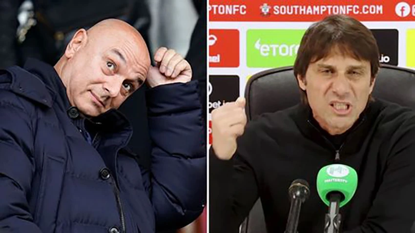 Conte và Levy đã trao đổi với nhau nhưng tình hình không hề giảm nhiệt. ẢNH: MIRROR Conte và Levy đã trao đổi với nhau nhưng tình hình không hề giảm nhiệt. ẢNH: MIRROR