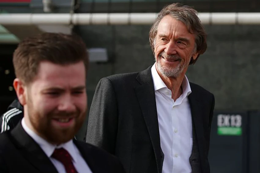 Sir Jim Ratcliffe đã đích thân tới thăm MU. ẢNH: GETTY