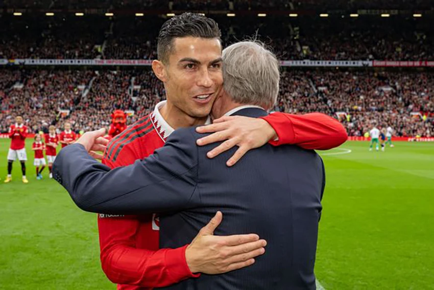 Ronaldo được Sir Alex Ferguson coi là cầu thủ hay nhất từng làm học trò ông. ẢNH: GETTY Ronaldo được Sir Alex Ferguson coi là cầu thủ hay nhất từng làm học trò ông. ẢNH: GETTY