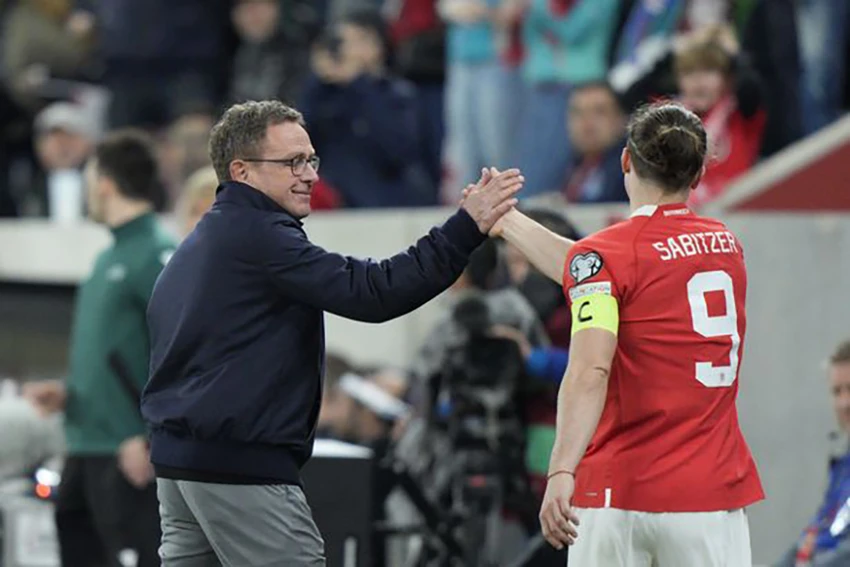 Rangnick thừa nhận Marcel Sabitzer chơi hay hơn kể từ khi chuyển đến MU thi đấu. ẢNH: GETTY Rangnick thừa nhận Marcel Sabitzer chơi hay hơn kể từ khi chuyển đến MU thi đấu. ẢNH: GETTY