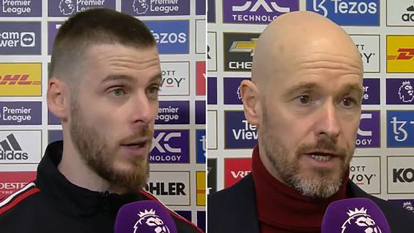 Ten Hag vẫn muốn De Gea ở lại MU. ẢNH: MIRROR