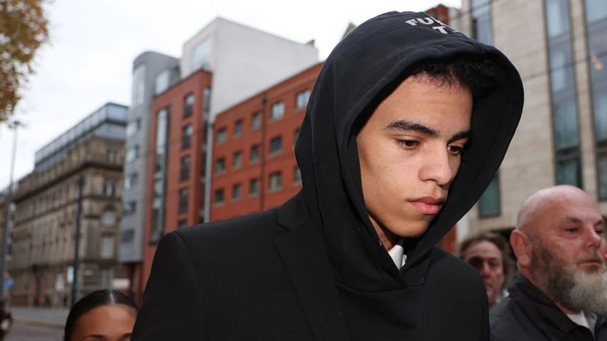 Mason Greenwood từng bị tạm giam với cáo buộc hiếp dâm và tấn công bạn gái. ẢNH: GETTY