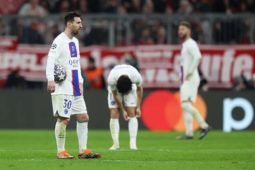 Messi đang bị nhiều fan PSG chỉ trích dù HLV Christophe Galtier khẳng định cả đội đều có trách nhiệm trong mỗi thất bại. ẢNH: GETTY