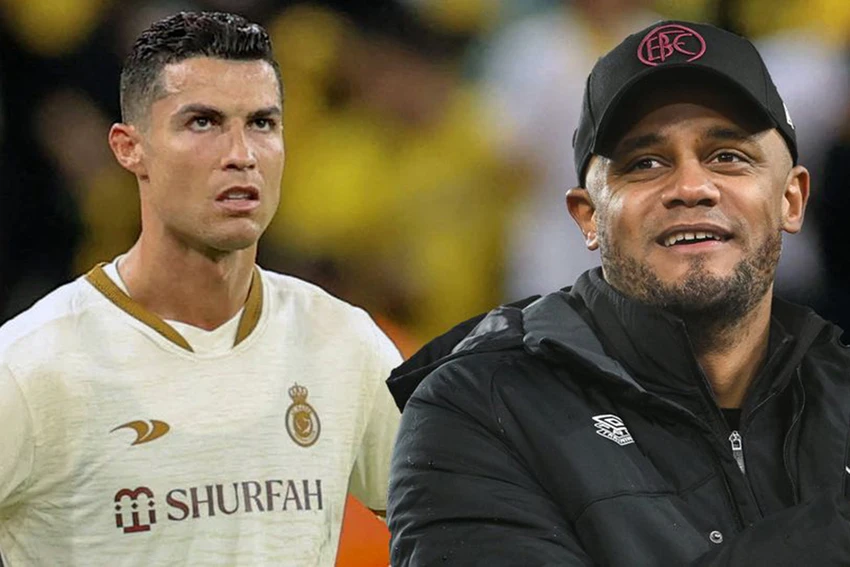 Kompany thẳng thừng từ chối sở hữu Ronaldo trong đội hình nếu đội bóng của ông có cơ hội. ẢNH: MIRROR Kompany thẳng thừng từ chối sở hữu Ronaldo trong đội hình nếu đội bóng của ông có cơ hội. ẢNH: MIRROR