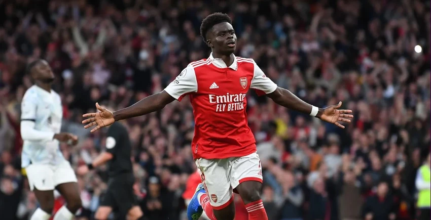 Bukayo Saka tiếp tục là ngôi sao đáng chú ý trong trận đấu đêm nay. Ảnh: Getty Bukayo Saka tiếp tục là ngôi sao đáng chú ý trong trận đấu đêm nay. Ảnh: Getty