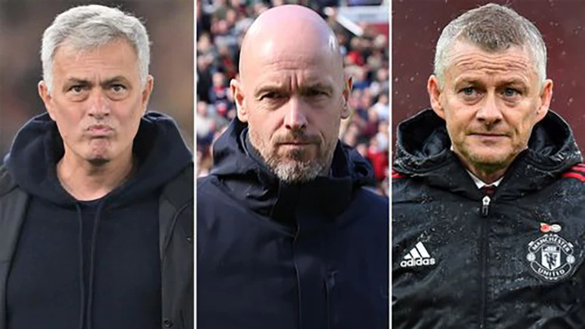Ten Hag đã mang lại văn hóa chiến thắng và khát khao thi đấu trở lại Old Trafford, điều mà Mourinho và Solskjaer từng than vãn về các cầu thủ MU. ẢNH: MIRROR