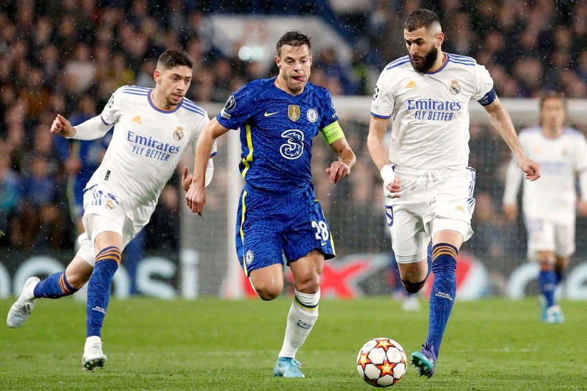 Benzema sẽ là nhân tố đáng chú ý trong trận đấu với Chelsea tối nay. Ảnh: Getty