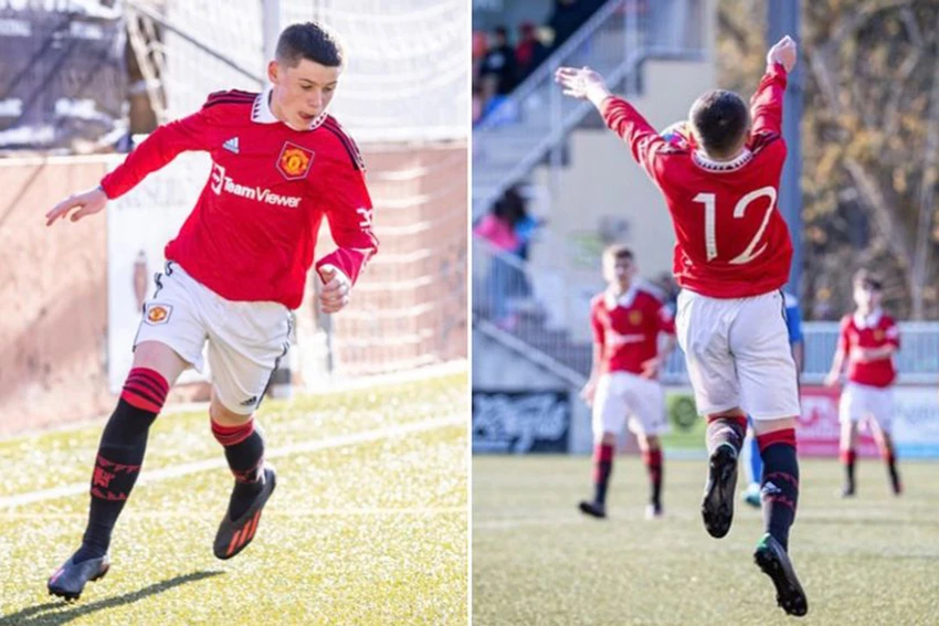 Kai Rooney chỉ muốn chơi bóng cho Man Utd. ẢNH: MIRROR