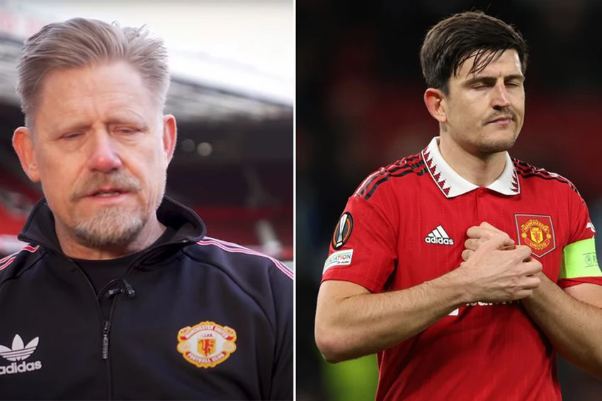 Schmeichel thẳng thừng chỉ trích Maguire không có khả năng lãnh đạo MU. ẢNH: MIRROR Schmeichel thẳng thừng chỉ trích Maguire không có khả năng lãnh đạo MU. ẢNH: MIRROR