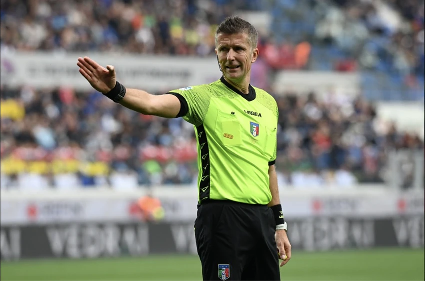 Trọng tài người Ý Daniele Orsato sẽ bắt chính trong trận tứ kết lượt về Champions League giữa Real Madrid và Chelsea. ẢNH: REX