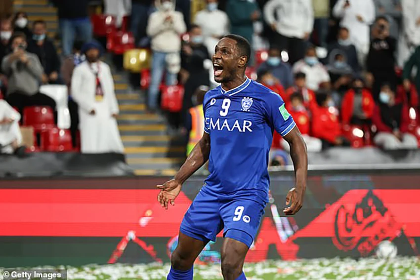 Ighalo ghi cả hai bàn trong trận Al Hilal đánh bại kình địch Al Nassr 2-0. ẢNH: GETTY Ighalo ghi cả hai bàn trong trận Al Hilal đánh bại kình địch Al Nassr 2-0. ẢNH: GETTY