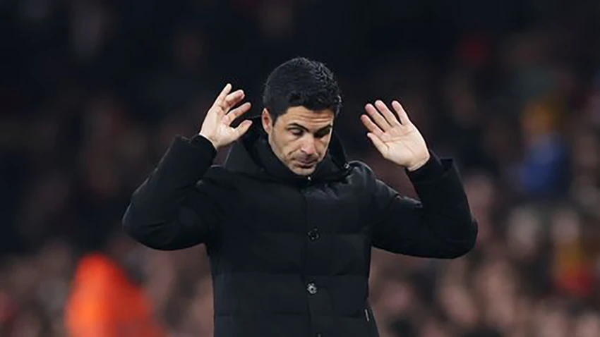 Arteta và Arsenal sẽ đầu hàng trong cuộc đua vô địch với Man City? ẢNH: GETTY Arteta và Arsenal sẽ đầu hàng trong cuộc đua vô địch với Man City? ẢNH: GETTY