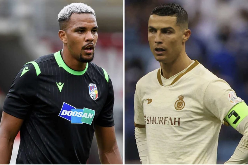 Beauguel rất thất vọng trước thái độ coi thường anh của Ronaldo. ẢNH: SUN SPORTS