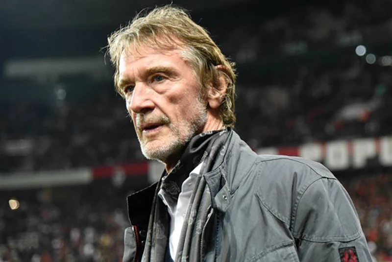 Sir Jim Ratcliffe được cho là đang dẫn trước Sheikh Jassim. ẢNH: GETTY Sir Jim Ratcliffe được cho là đang dẫn trước Sheikh Jassim. ẢNH: GETTY
