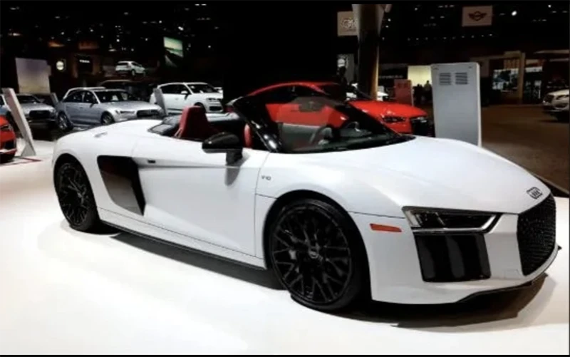 AUDI R8 có giá 118.000 bảng Anh. ẢNH: SUN SPORTS AUDI R8 có giá 118.000 bảng Anh. ẢNH: SUN SPORTS