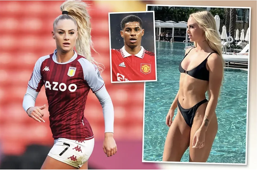 Rashford đã giải cứu cầu thủ bóng đá được xem là xinh đẹp nhất thế giới. ẢNH: SUN SPORTS
