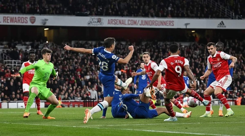 Arsenal đã có trận đấu áp đảo hoàn toàn Chelsea. Ảnh: Reuters Arsenal đã có trận đấu áp đảo hoàn toàn Chelsea. Ảnh: Reuters