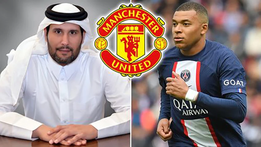 Mbappe sẽ gia nhập Man United nếu Sheikh Jassim sở hữu MU. ẢNH: MIRROR Mbappe sẽ gia nhập Man United nếu Sheikh Jassim sở hữu MU. ẢNH: MIRROR
