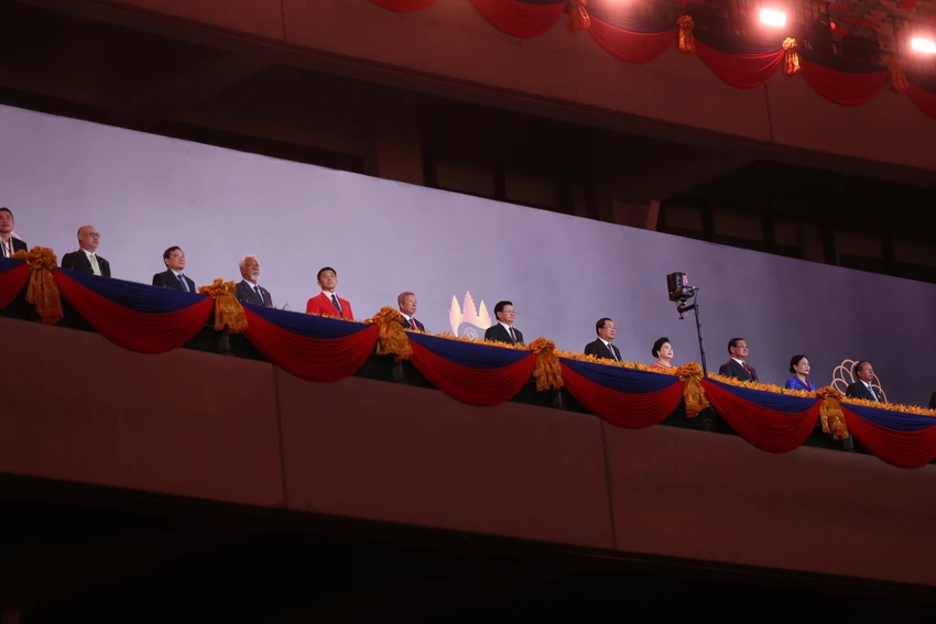 Lãnh đạo, quan chức các nước trong lễ khai mạc SEA Games 32.