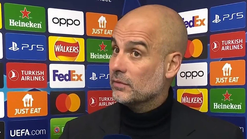 Pep Guardiola hài lòng về trận hòa của Man City. ẢNH: MIRROR Pep Guardiola hài lòng về trận hòa của Man City. ẢNH: MIRROR